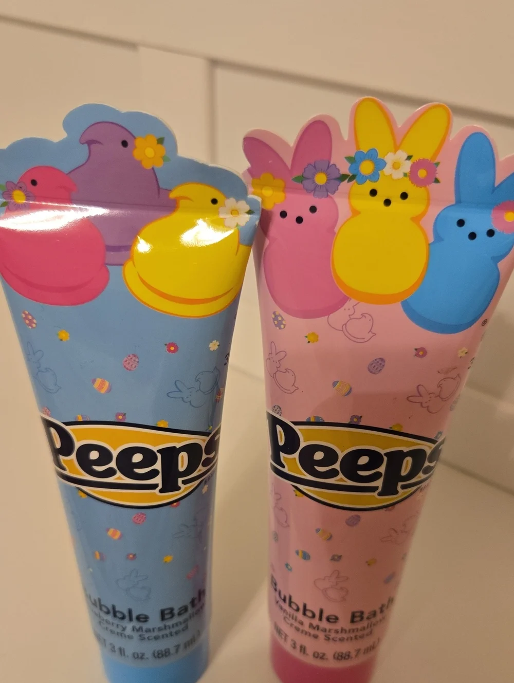 PEEPS - Pink & Blue Scented Bubble Bath Nwt